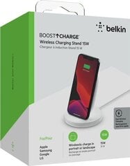 Belkin Wireless Charging Stand with PSU hinta ja tiedot | Puhelimen laturit | hobbyhall.fi