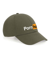 Unisex lippis khaki Pornhub PK3014-51519-Universaali hinta ja tiedot | Eroottiset lahjat | hobbyhall.fi