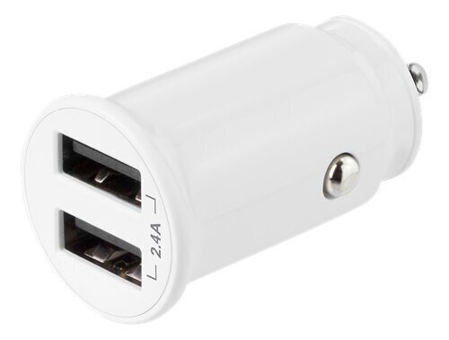 Deltaco USB CAR125, USB A, 2.4A hinta ja tiedot | Puhelimen laturit | hobbyhall.fi
