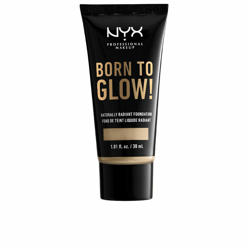 Nyx Born To Glow! -meikkivoide, Nude, 30 ml hinta ja tiedot | Meikkivoiteet ja puuterit | hobbyhall.fi