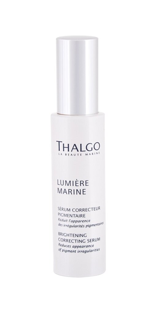 anti-pigmentaatioseerumi thalgo lumiere marine brightening correcting serum, 30ml hinta ja tiedot | Kasvoöljyt ja seerumit | hobbyhall.fi