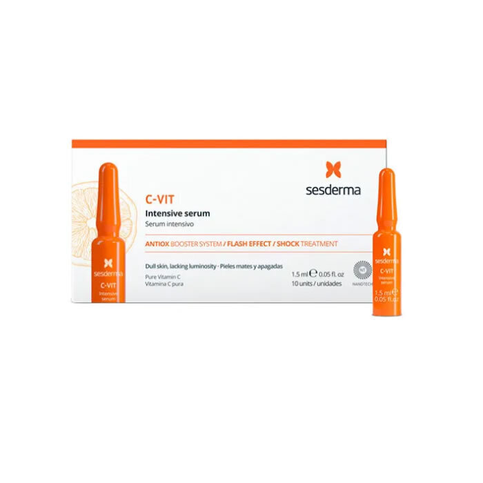 Sesderma C Vit Ax+ Intensive Serum Flash Effect New, 10x1,5 ml hinta ja tiedot | Kasvoöljyt ja seerumit | hobbyhall.fi