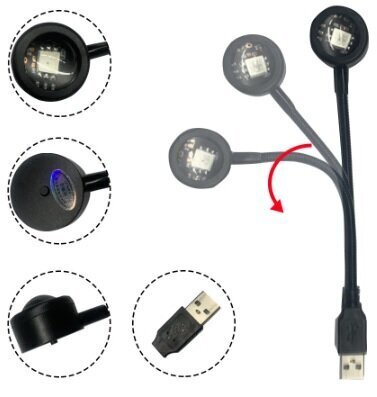 USB valaisin hinta ja tiedot | LED-valonauhat | hobbyhall.fi