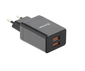 Tellur verkkolaturisovitin HC204 2xUSB, 2.4A hinta ja tiedot | Puhelimen laturit | hobbyhall.fi