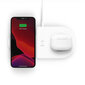 Belkin 15W Dual Wireless Charging Pads B hinta ja tiedot | Puhelimen laturit | hobbyhall.fi