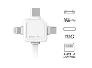 Kaapeli Allocacoc USB-kaapeli USB-C, 1,5 m, sininen hinta ja tiedot | Allocacoc Tietokoneet ja pelaaminen | hobbyhall.fi