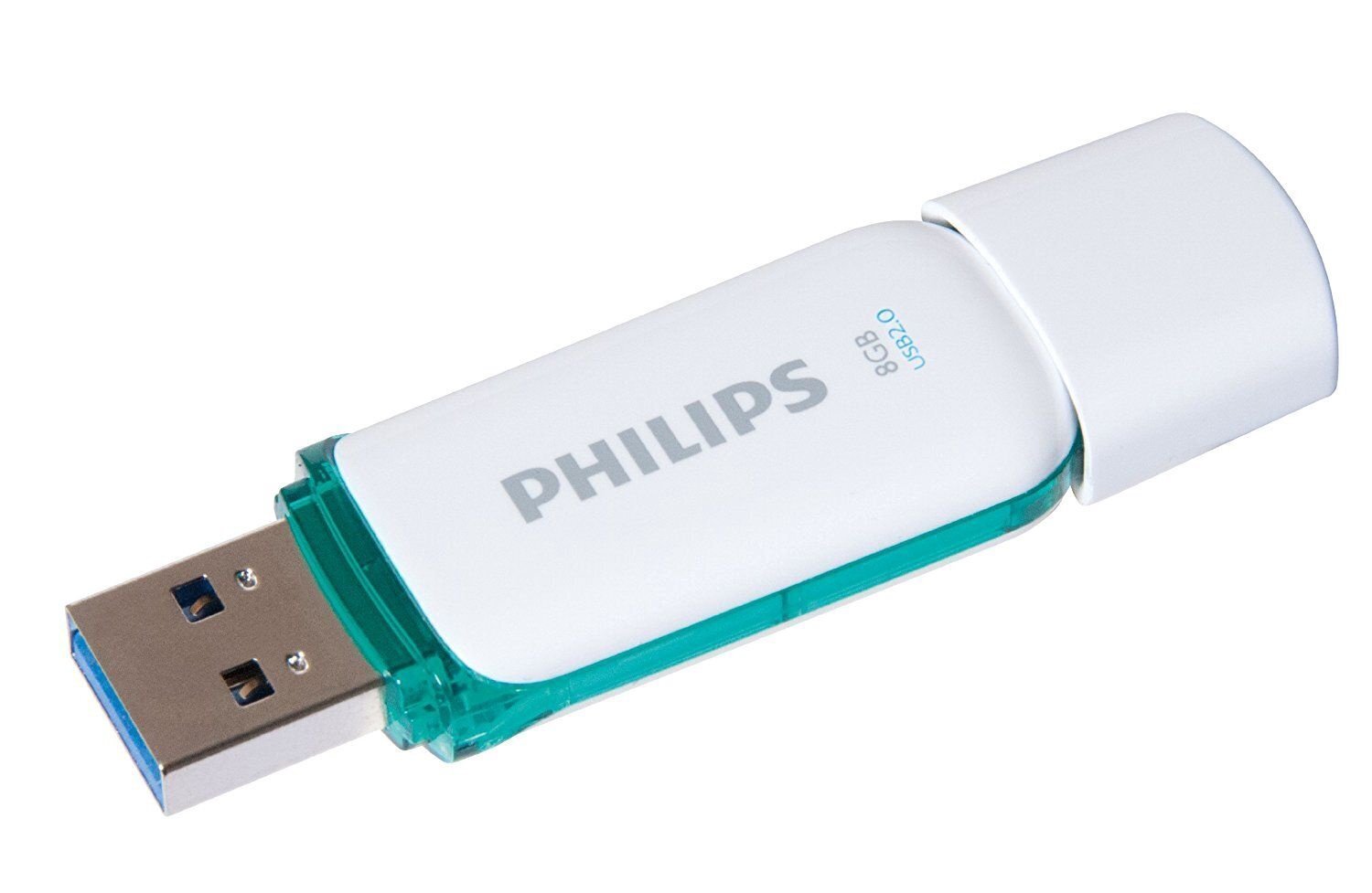 MUISTITIKKU PHILIPS USB 2.0 SNOW EDITION (VIHREÄ) 8 GB hinta ja tiedot | Muistitikut | hobbyhall.fi