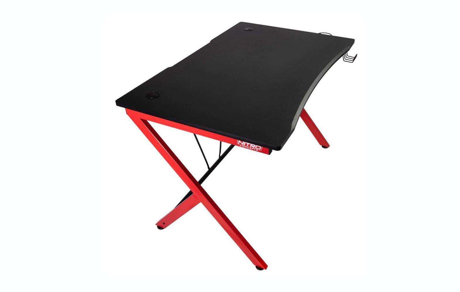 Pelipöytä Nitro Concepts D12, musta/punainen hinta ja tiedot | Tietokonepöydät ja työpöydät | hobbyhall.fi