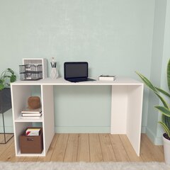 Buca-työpöytä, valkoinen hinta ja tiedot | Tietokonepöydät ja työpöydät | hobbyhall.fi