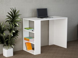Netenya-työpöytä, valkoinen hinta ja tiedot | Tietokonepöydät ja työpöydät | hobbyhall.fi