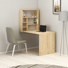 Kalune Design 550 (II) -työpöytä, vaaleanruskea hinta ja tiedot | Tietokonepöydät ja työpöydät | hobbyhall.fi