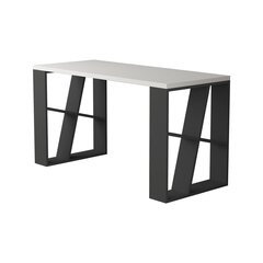 Kalune Design 855 (I) -työpöytä, valkoinen/harmaa hinta ja tiedot | Tietokonepöydät ja työpöydät | hobbyhall.fi