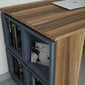 Kalune Design 845 (I) -työpöytä, sininen/ruskea hinta ja tiedot | Tietokonepöydät ja työpöydät | hobbyhall.fi