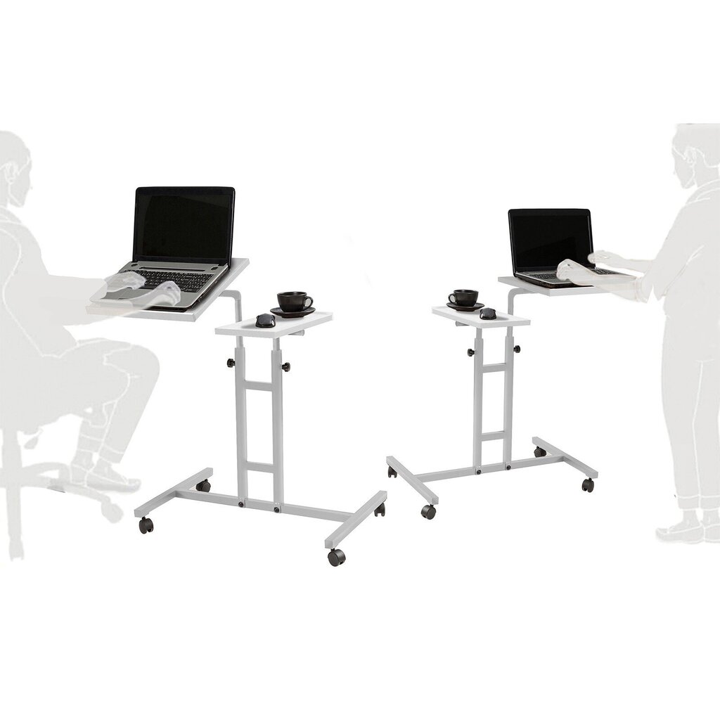 Kalune Design 863 (I) -työpöytä kannettavalle tietokoneelle, musta/harmaa hinta ja tiedot | Tietokonepöydät ja työpöydät | hobbyhall.fi
