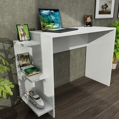 Kalune Design 731 -työpöytä, 73,5 cm, valkoinen hinta ja tiedot | Tietokonepöydät ja työpöydät | hobbyhall.fi