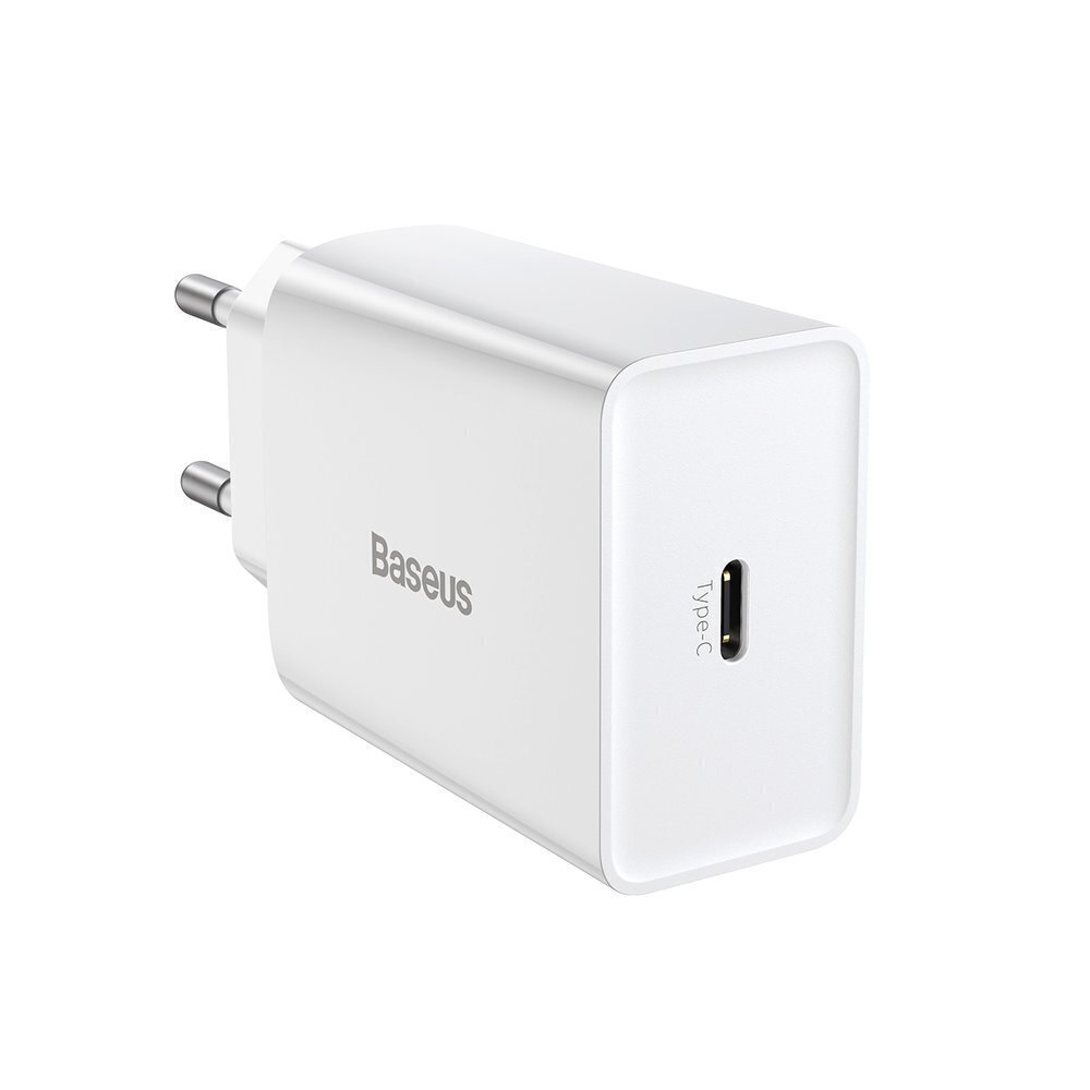 Laturi Baseus Speed Mini EU USB Type C 20W 3A Power Delivery Quick Charge (CCFS-SN02) hinta ja tiedot | Puhelimen laturit | hobbyhall.fi