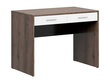 BRW Nepo Plus 2S -työpöytä, ruskea/valkoinen hinta ja tiedot | Tietokonepöydät ja työpöydät | hobbyhall.fi