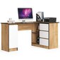 Akord B20 155 työpöytä, ruskea/valkoinen hinta ja tiedot | Tietokonepöydät ja työpöydät | hobbyhall.fi