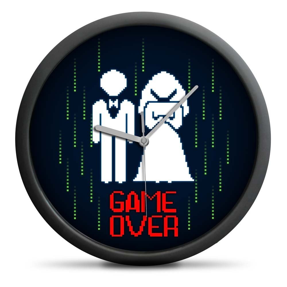 Kello Game Over hinta ja tiedot | Hauskat kellot | hobbyhall.fi