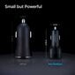 SPIGEN PC2000 POWERARC 2-PORT CAR CHARGER PD45W/QC3.0 BLACK hinta ja tiedot | Puhelimen laturit | hobbyhall.fi