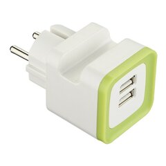 2 USB LATURI Max.2400mA ELECTRALINE 57072. hinta ja tiedot | Electraline Puhelimet, älylaitteet ja kamerat | hobbyhall.fi