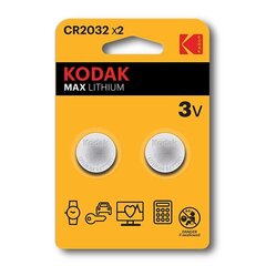 Kodak CR2032 hinta ja tiedot | Videokameran akut ja paristot | hobbyhall.fi