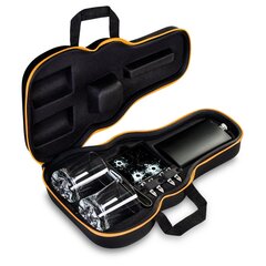 Viskitarvikesetti Froster Guitar Case -kotelossa hinta ja tiedot | Hauskat juhlapelit ja -tuotteet | hobbyhall.fi