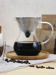 MPL kahvipannu suodattimella, 0,8 l hinta ja tiedot | Kahvipannut ja teekannut | hobbyhall.fi