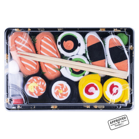 Hauskat sukat sushi / 5 paria hinta ja tiedot | Hauskat sukat | hobbyhall.fi