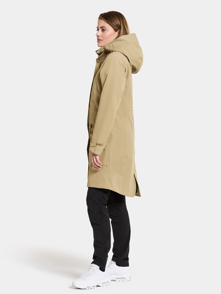 Didriksons naisten kevät-syksy parka ILMA, beige hinta ja tiedot | Naisten ulkoilutakit | hobbyhall.fi