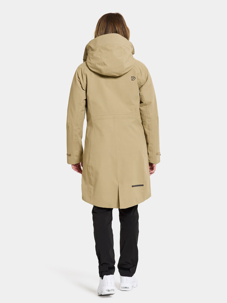 Didriksons naisten kevät-syksy parka ILMA, beige hinta ja tiedot | Naisten ulkoilutakit | hobbyhall.fi