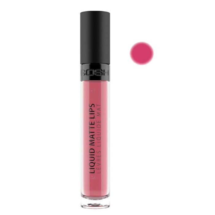 GOSH Liquid Matte Lips -nestemäinen huulipuna, 4 ml, 001 Candyfloss hinta ja tiedot | Huulipunat, huulikiillot ja huulirasvat | hobbyhall.fi