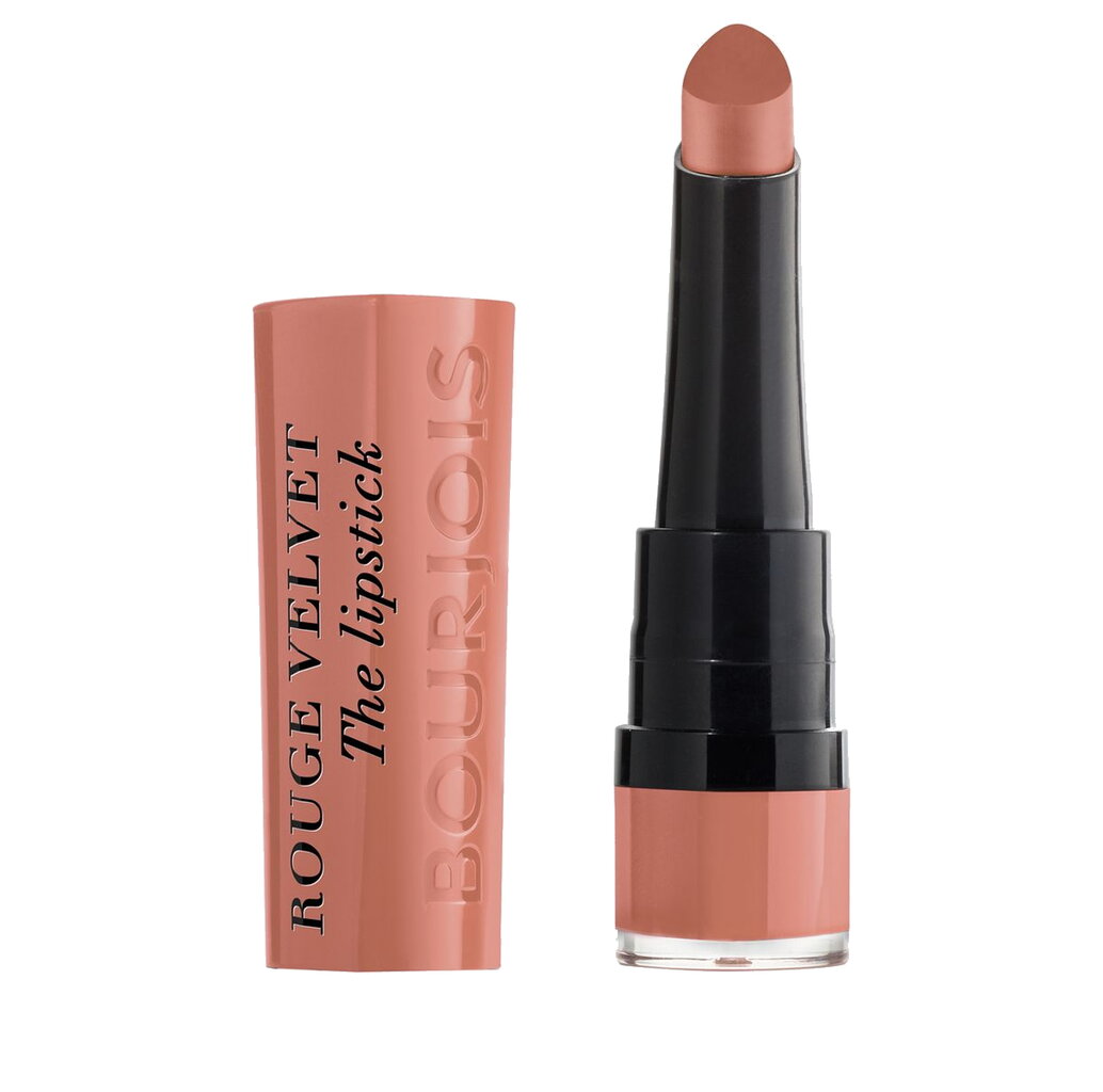 BOURJOIS Paris Rouge Velvet The Lipstick huulipuna 2,4 g, 01 Hey Nude! hinta ja tiedot | Huulipunat, huulikiillot ja huulirasvat | hobbyhall.fi