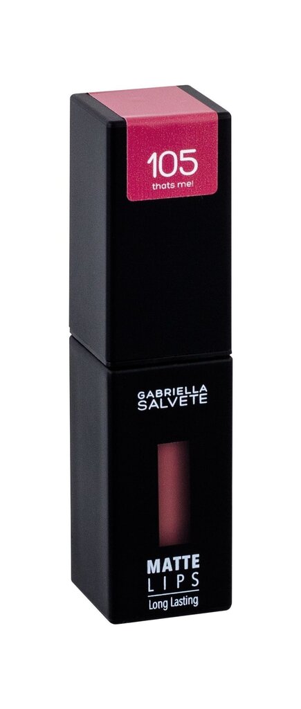 Gabriella Salvete Matte Lips huulipuna 4,5 ml, 105 Thats Me! hinta ja tiedot | Huulipunat, huulikiillot ja huulirasvat | hobbyhall.fi