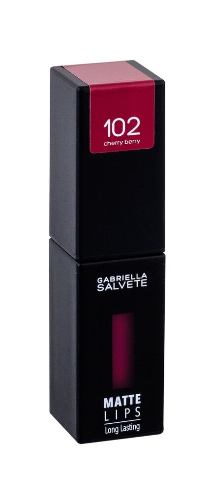 Gabriella Salvete Matte Lips huulipuna 4,5 ml, 102 Cherry Berry hinta ja tiedot | Huulipunat, huulikiillot ja huulirasvat | hobbyhall.fi