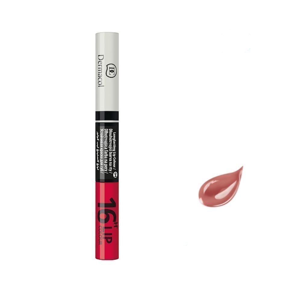 Dermacol 16H Lip Colour huulipuna 4,8 g, sävy 23 hinta ja tiedot | Huulipunat, huulikiillot ja huulirasvat | hobbyhall.fi