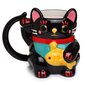Muki Maneki Neko Cat Happiness musta hinta ja tiedot | Hauskat mukit | hobbyhall.fi