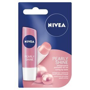 Huulivoide Nivea Pearly Shine, 4,8 g hinta ja tiedot | Huulipunat, huulikiillot ja huulirasvat | hobbyhall.fi