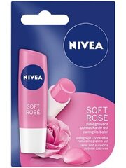 Nivea 24H Mett-In Moisture huulivoide 4.8 g, Soft Rose hinta ja tiedot | Huulipunat, huulikiillot ja huulirasvat | hobbyhall.fi