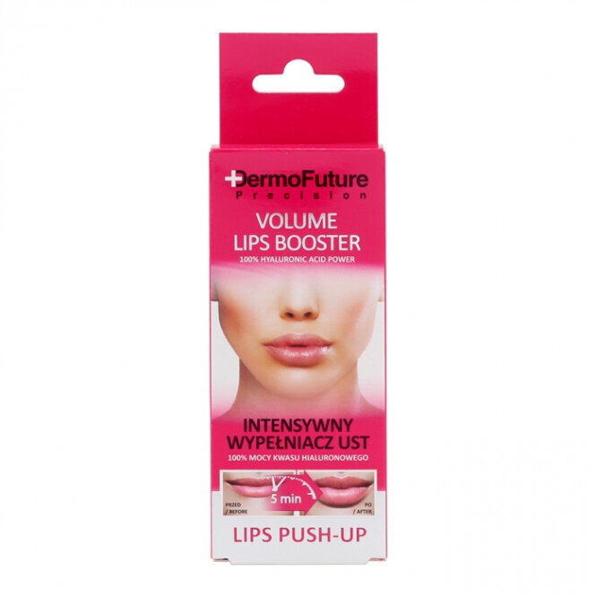 Dermofuture Intensive Lip Serum, jossa on Push-up-vaikutus ja hyaluronihappoa 12 ml hinta ja tiedot | Huulipunat, huulikiillot ja huulirasvat | hobbyhall.fi
