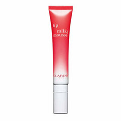 Clarins Lips Milky Mousse -huulibalsami-vaahto, 10 ml, 01 Milky Strawberry hinta ja tiedot | Huulipunat, huulikiillot ja huulirasvat | hobbyhall.fi