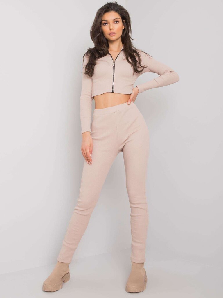 Naisen kevyt beige Casual setti hinta ja tiedot | Naisten setit ja haalarit | hobbyhall.fi