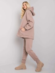 Naisten tummanbeige Casual setti hinta ja tiedot | Naisten setit ja haalarit | hobbyhall.fi