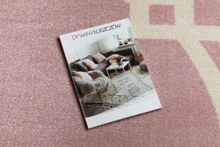 Matto HAMPTON Lux pyöreä vaaleanpunainen hinta ja tiedot | Isot matot | hobbyhall.fi