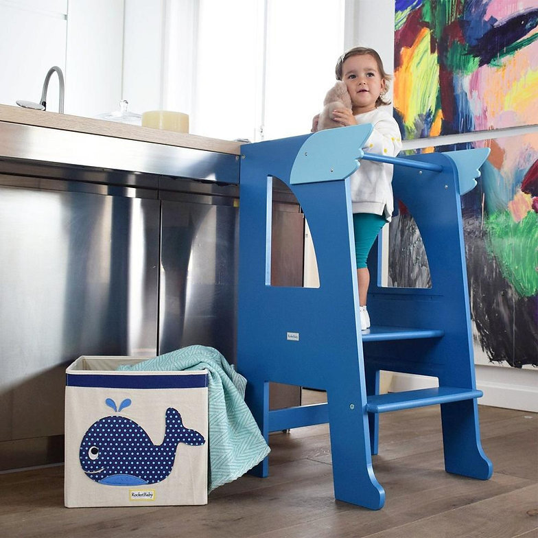 Oppimistorni Montessori Blue Universe hinta ja tiedot | Lasten pöydät ja tuolit | hobbyhall.fi