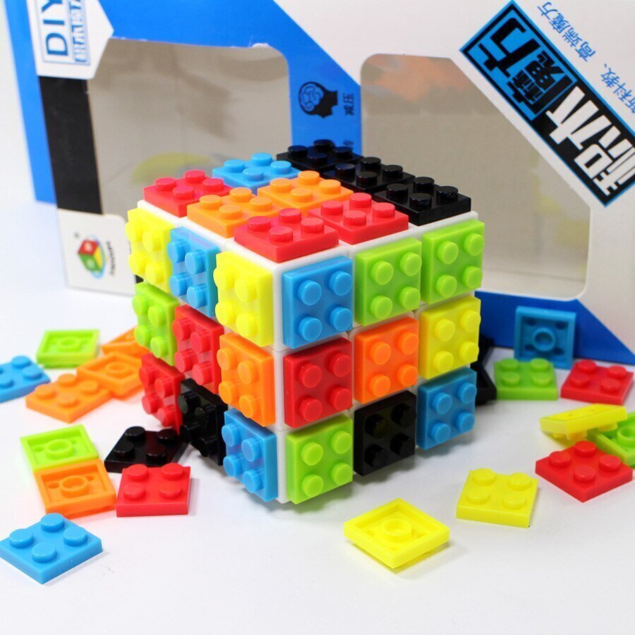 Älypeli Rubikin kuutio 3x3, sopii yhteen Legojen kanssa hinta ja tiedot | Lautapelit ja älypelit | hobbyhall.fi