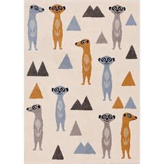 Matto lastenhuoneeseen, suricate, 160x230x1 cm, beige hinta ja tiedot | Isot matot | hobbyhall.fi