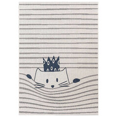 Matto lastenhuoneeseen, Cat king, 160 x 230 x 1 cm, beige hinta ja tiedot | Isot matot | hobbyhall.fi
