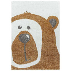 Matto lastenhuoneeseen, Big Teddy, 120x170x1cm, ruskea hinta ja tiedot | Isot matot | hobbyhall.fi