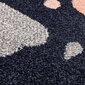 Lastenhuoneen matto, kesäsade, 120 x 170 x 1 cm, musta hinta ja tiedot | Isot matot | hobbyhall.fi